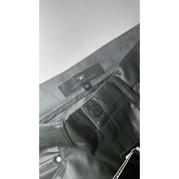 Jordan Craig Legacy Edition Men’s Faux Leather Cargo Pants Dark Green Size 34 - Picture 3 of 6